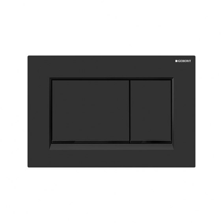 کلید فلاش تانک گبریت مدل سیگما 30 مشکی لاین مشکی