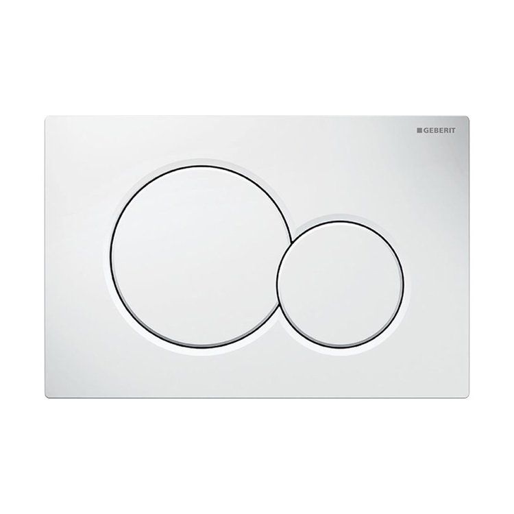 کلید فلاش تانک گبریت مدل سیگما 01 سفید